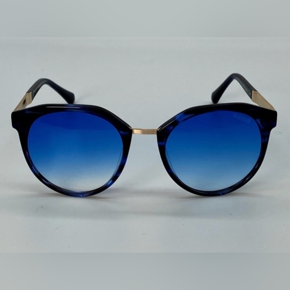 Balmain BL2523 Polarized Sunglasses Blue Lens NWT Original Packaging